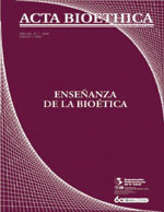 											View Vol. 14 No. 1 (2008): Enseñanza de la bioética
										