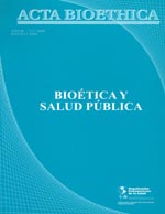 												View Vol. 9 No. 2 (2003): Bioética y salud pública
											